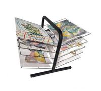 Generico Stendibiancheria A 20 Ripiani, Porta Tele, Con 20 Ripiani Rimovibili, For Studio E Tavolo For Bambini, Può Contenere Opere D'arte In Formato A3.