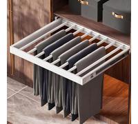 Generico Stendibiancheria Estensibile per Lavatrice, Robusto, Organizer per Pantaloni Regolabile in Lega di Alluminio, salvaspazio, capacità 30 kg, Adatto a 66-71 cm di Larghezza (25,98-27,95 pollic