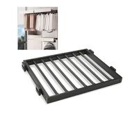 Generico Stendibiancheria Estraibile per Lavatrice, stendibiancheria Invisibile, Organizer per Guardaroba Integrato, Lega di Alluminio, Portata 30 kg, Dimensioni Regolabili: Larghezza 56-61 cm (22-24