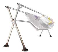 Generico Stendibiancheria telescopico Portatile - Gruccia Regolabile, Pieghevole e salvaspazio per bucato in casa, all'aperto e in Viaggio