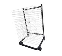 Generico Stendino For Arte A 20 Strati, Stendibiancheria Portatile, Supporto In Metallo Con Ruote, For Studi/scuole D'arte