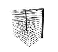 Generico Stendino For Montaggio A Parete Con 10/15/20 Ripiani Rimovibili | Portaoggetti funzionale for tela, salvaspazio for la casa, l'aula, lo studio, la stanza artigianale(15-tier)