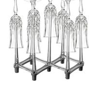 Generico Stendino Per Tazze - Portabicchieri Da Cucina Per Stendino | Supporto Scolabottiglie In PP | Supporto Scolapiatti Per Bottiglie Di, Supportos Riutilizzabile Regolabile Con Fondo Antiscivolo