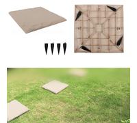 Generico Stepping Stones with Ground Stakes Outdoor,Multiple Shapes Walkway Resin Stone,Large Stepping Non Slip Garden Walkways,Suitable for Yard Paths Lawn Decorative Stone