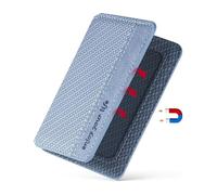 Generico Stick Card Holder - Adhesive Phone Card Holder Leather | Magnetic Card Wallet | Slim Minimalist Front Pocket Wallet | Magnetic Card Holder Pu Leather Card Wallet For Credit Card Coin Cash