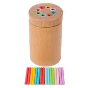 Generico Stick di Smistamento del Colore - Giocattolo in Legno | Corrispondenza Sensoriale Fine-motoria | Set di Giocattoli Wood | Coordinamento del Gioco per Bambole A Carico da 150 G | Bambola Bam