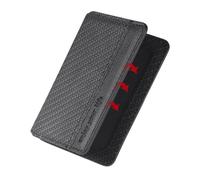 Generico Stick On Card Holder - Adhesive Phone Card Holder Leather | Magnetic Card Wallet | Slim Minimalist Front Pocket Wallet | Magnetic Card Holder Pu Leather Card Wallet For Credit Card Coin Cash