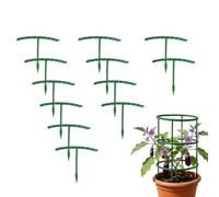 Generico Sticks for Plants Support - 12 Pieces Half Round Spikes