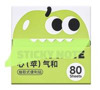 Generico Sticky Notes - Sticky Note Holder | 80 Sheets Funny Pull-Out
