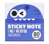 Generico Sticky Notes - Sticky Note Holder | 80 Sheets Funny Pull-Out