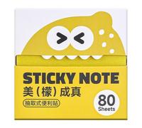 Generico Sticky Notes - Sticky Note Holder | 80 Sheets Funny Pull-Out
