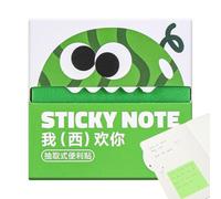 Generico Sticky Notes - Sticky Note Holder | 80 Sheets Funny Pull-Out