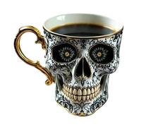 Generico Stile Hip-hop | Tazza Di Da Caffè In Resina Di Halloween Tazza Scheletro | Drinkware Scuro Per Tutte Le Stagioni Da Collezione Di Strada Da Collezione | Artistico | Accento In Resina | Pe