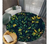 Generico Stile William Morris Botanico Modello La Zona Tappeto Camera Bagno Cucina Zerbino Macchina Lavabile Antiscivolo Tappeti, Verde foresta 190cm