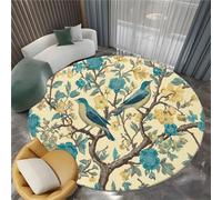 Generico Stile William Morris Classico Floral Modello La Zona Tappeto Camera Bagno Cucina Zerbino Macchina Lavabile Antiscivolo Tappeti, Beige 200cm