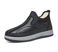 Generico Stivaletti da Uomo Imbottiti Scarpe Invernali Foderato Pelliccia Caldo Stivali Abito per Doposci Pioggia Foderate Perfette Escursioni, Caccia e Lavoro