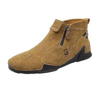 Generico Stivaletti da Uomo Imbottiti Stivali Tattici Scarpe Resistente all'Acqua Caldo Anfibi Combattimento Lavoro Impermeabile Antiscivolo Invernali Allarga