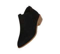 Generico Stivaletti Donna Invernali Eleganti, Scarpe Stivali Donna Comoda Bassi, Boots Casual Tronchetti Morbidi Stivali Texani Donna Tacco Basso, Stivali Alla Moda da Donna