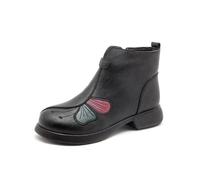 Generico Stivaletti Donna Invernali Stivali Donna con Pelo Women's High Performance Warm Snow Boots Soft And Comfortable Can Adapt To The Cold And Harsh Saldi Stivaletti Donna Stivali In (Black, 39)