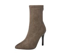 Generico Stivaletti Eleganti, Stivali Invernali Morbidi con Tacco, Scarponcino Vintage Tronchetti Alla Comoda, Chelsea Casual Elasticizzati per Donna Curvy