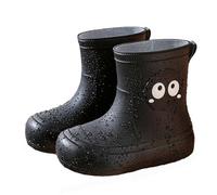 Generico Stivaletti Pioggia Bambino,Scarpe in Gomma Acqua Impermeabile Suola Testurizzata Antiscivolo Scarpe da Cartone Animato Stivali Bambina Colorati per Bambini Studenti della Scuola elementare