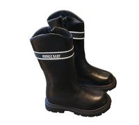 Generico Stivali Autunnali e Invernali per Bambine Bambini Moda Calzature da Escursionismo Neve di Cotone Comodi Stivaletti Chelsea perBambini Scarpine Primi Passi Le Passeggiate All'aperto