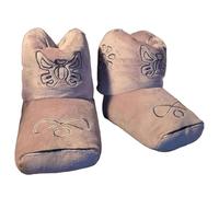 Generico Stivali da cowboy The House Slipper Boots, stivaletti con punta quadrata in stile western, pantofole da casa in peluche (PINK MEN 7-13)