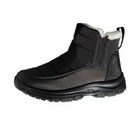 Generico Stivali da Montagna Donna Stivaletti Morbidi Tacco Basso con a Zeppa Stivaletto Wide Fit Plateau Passeggio Antiscivolo Giardinaggio Scarpe Foderato Caldo