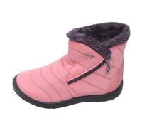 Generico Stivali Da Neve Donna Invernali Calde E Comode Con Pelliccia Sintetica Impermeabili Scarponcini Con Pelo Breve Comode Outdoor Inverno Scarpe Con Tacco Piatto Stivali Pioggia Donna