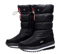 Generico Stivali da neve invernali da donna, stivaletti a metà polpaccio per esterni | Scarpe invernali da donna | Stivali da, comodi stivali per pesca, escursionismo, equitazione, corsa