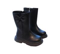Generico Stivali da Neve per Bambine,Stivali Cotone Caldo Stivaletti Stringati Bambina Scarpe in Spesse Chaussures Enfant pour Cole et Loisirs Fodera Pile Idéales l'Automne l'Hiver