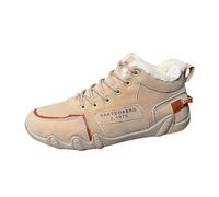 Generico Stivali da Neve Uomo Invernali,Sneaker con Fodera Calda All'aperto Antiscivolo Doposci Anfibi Combattimento Outdoor Scarpe Casual Campeggio e Guida Pesca Leggere Comode