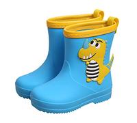 Generico Stivali di gomma per ragazze bambini Scarpe in Acqua Impermeabile Pioggia Bambina e Bambino Stivale Impermeabili Stivaletti Unisex con Suola Antiscivolo studenti della scuola elementare