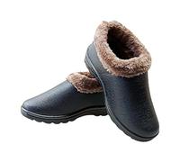 Generico Stivali Donna Invernali Scarpe da Neve Donna Stivaletti Invernali Stivali da,Scarpe Casual Alla Moda,Basse Traspiranti,Imbottiti E Caldi Stivaletti Pelo Dentro (Black,37)