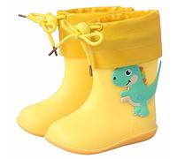 Generico Stivali Pioggia Bambino Leggere Stivaletti Pioggia Con Antiscivolo Suola Testurizzata E Bocca Elastica Comode Scarpe Acqua In Pvc Resistente Stivaletti Invernali Bambina Scarpe