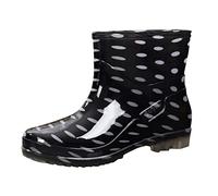 Generico Stivali Pioggia Donna Pvc Stivaletti Impermeabili E Antiscivolo Stivali Da Acqua Outdoor Esterni Giardinaggio Boots Comode Con Caldo Lining Antiscivolo Scarpe Da Acqua Durevoli