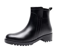 Generico Stivali Pioggia Donna Stivaletti Gomma Da Donna Impermeabili Antiscivolo Chelsea Booties Caldo E Comode Stivali Da Acqua Outdoor Con Soft Lining Per Wet Weather