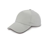 Generico Stock 10 Pezzi Cappello in Cotone Vari Colori Visiera Rigida Regolabile | Cotone 100% | 10 Cappelli Cappellini per GITA Festa Party Vacanza Colonia (Grigio)