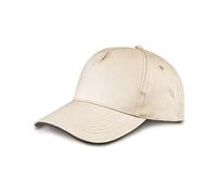Generico Stock 10 Pezzi Cappello in Cotone Vari Colori Visiera Rigida Regolabile | Cotone 100% | 10 Cappelli Cappellini per GITA Festa Party Vacanza Colonia (Beige)