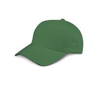 Generico Stock 10 Pezzi Cappello in Cotone Vari Colori Visiera Rigida Regolabile | Cotone 100% | 10 Cappelli Cappellini per GITA Festa Party Vacanza Colonia (Verde)