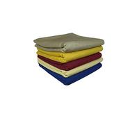 Generico Stoffa e Tessuti Teli per Cucito Metro 280 cm x 280 cm Divani Mantovane Cadute Laterali Tavola Cuscini Sedie Copritutto Tessuto Ottomano Mille Righe Opaco (Giallo)