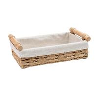 Generico Storage Basket - Bin With Handles & Liners Of Desk, Versatile Multipurpose Organizer To Remote Control, Key, Bathroom Countertop, Table, Pantry, Nursery, Living Room