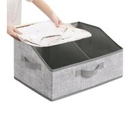 Generico Storage Baskets Organizing - Foldable Organizer 3 Handles, Wardrobe Storage Bins Shelf Basket for Living Room Bathroom Nursery Office Dorm Cabinet Clothes Blanket Towel Toy