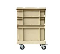 Generico Storage Bins With Wheels - Industrial Style Stackable Storage Bin,Movable Planting Flowers Boxes, Stackable Storages Boxes For Toys