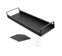 Generico Stove Rack, Extendable Metal Space Saving, Behind the Oven Shelf Seasoning Organizer, for Seasoning Oil Bottles Utensils Cooktop Countertop Home Apartment