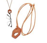 Generico Strap Di Occhiali - Cordino Di Occhiali In Pelle | Porta Del Cordone Non A Fagotto Per Gli Da Sole I Lettori | Sicuro Di Testimoni Per Per Donne Adolescenti Uomini Che Pescano Viaggi