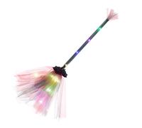 Generico Stretches Broom - Flying broomstiick Prop | Stregone Scopa con Luce A LED | Stregoni A LED Sticchi di Scopa Props di Cosplay | PROPPEGGIO PROPRIETTI SPAGGIO per Parti di Tema, Halloween