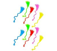 Generico Stretchy Sticky Foot Toy - Large Bulk Pack for Party Favors | Elastic TPR Material, Colorful Footprint Shape Fidget, Stress Relief Pinching Game, Classroom Reward Prizes, Gift