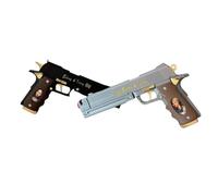 Generico Strike3D Devil M Cry 5 Dante Ebony Ivory - in scala 1:1 - cosplay costume colezione game (Senza piedistallo)