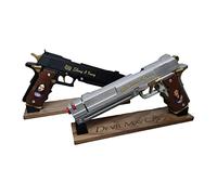 Generico Strike3D DMC 4 Ebony Ivory - in scala 1:1 - cosplay costume colezione game (Con Piedistallo)